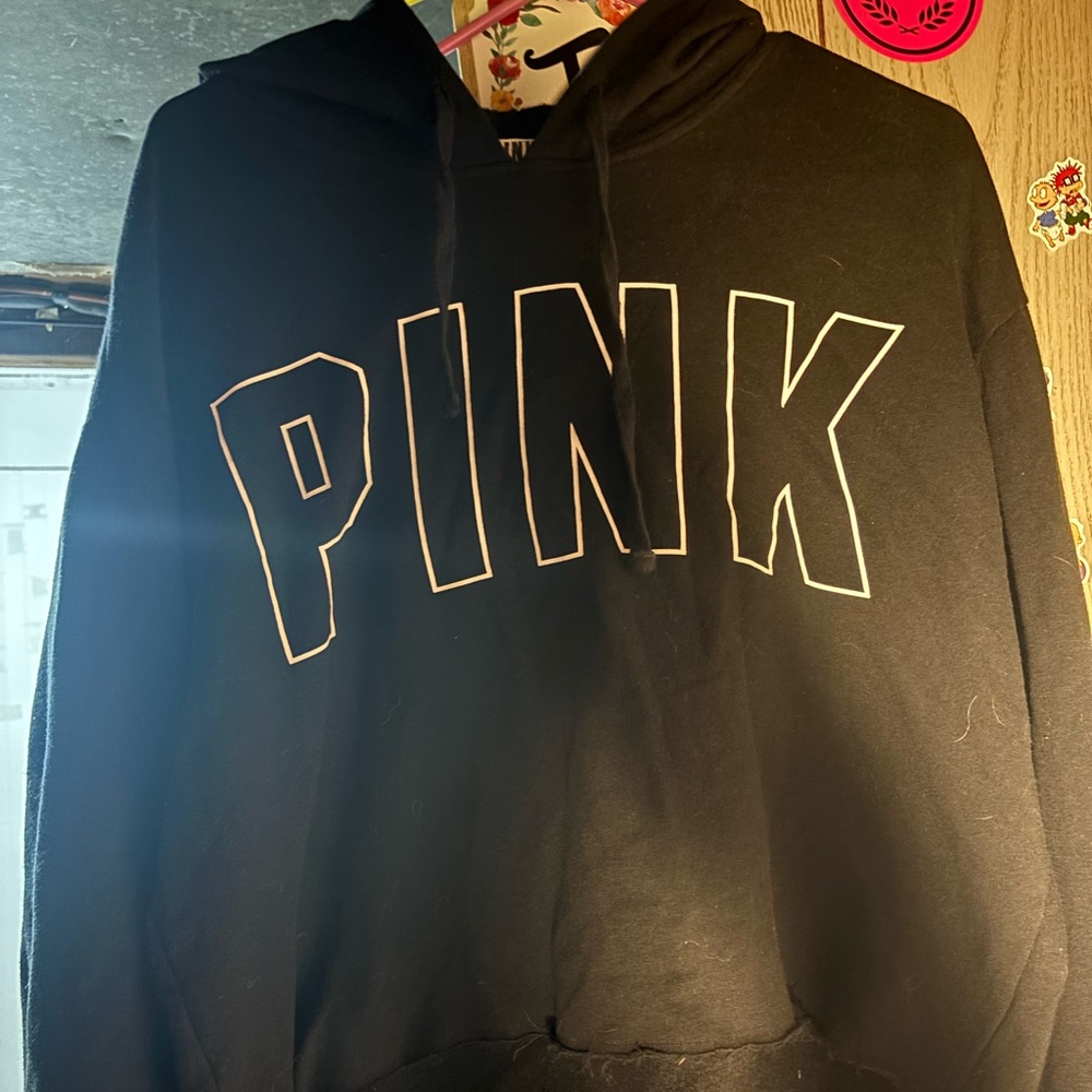VS PINK CROP HOODIE